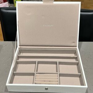 The Container Store Stackers Beige/CreamJewelry Organizer